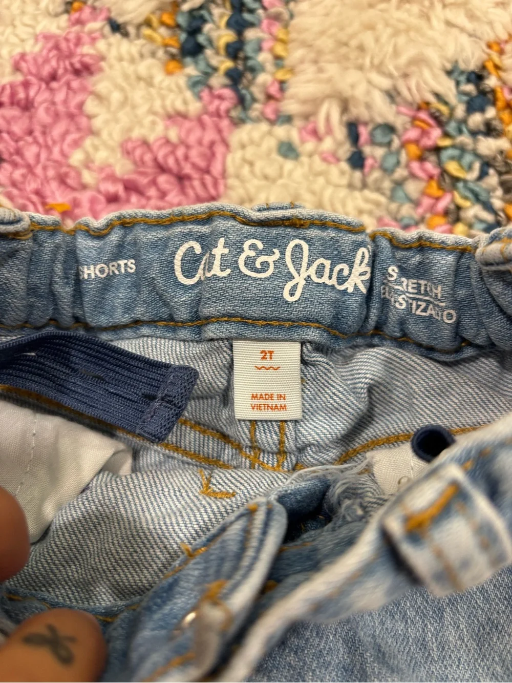 Cat & Jack Embroidered Shorts